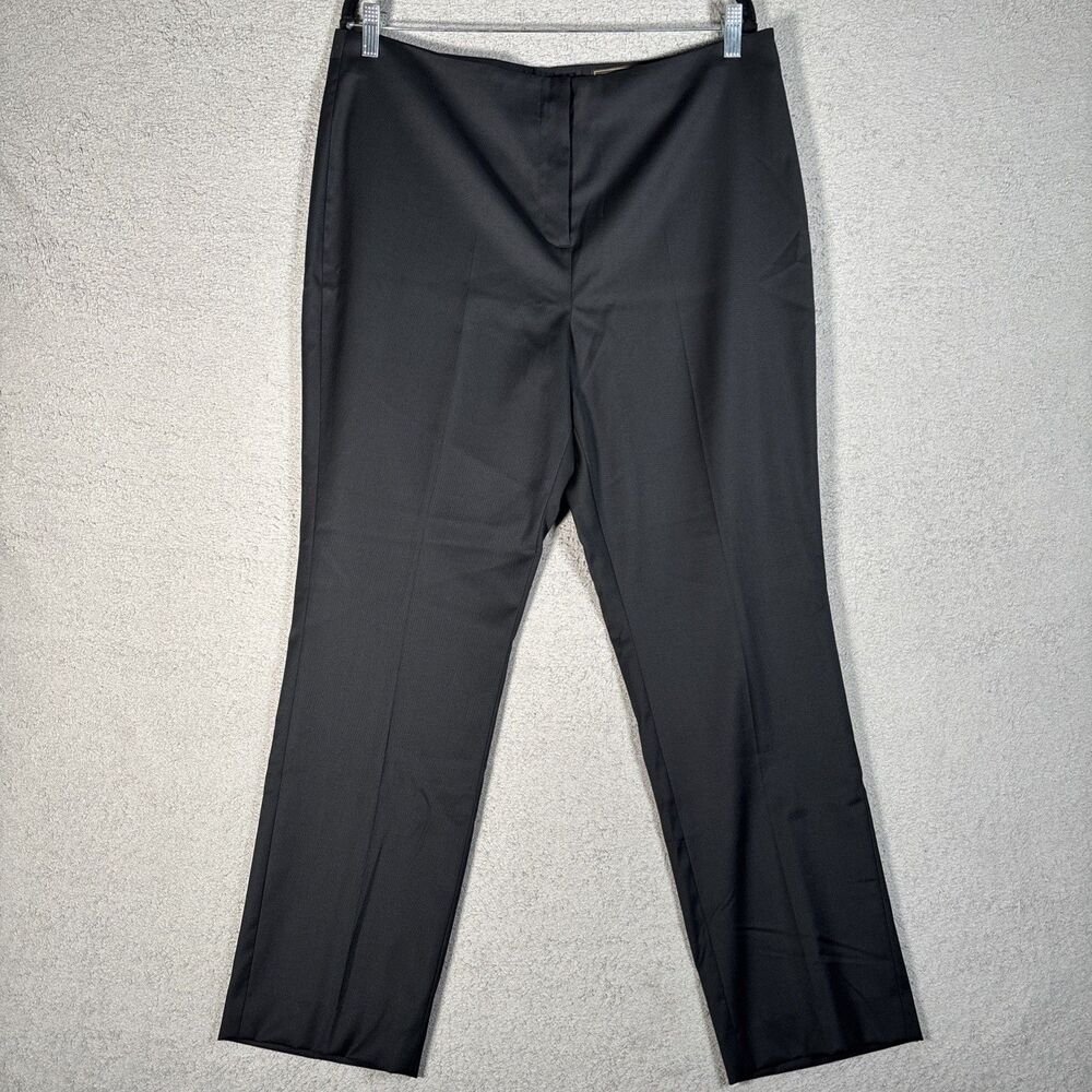 Antonio Melani Theo Pants Loro Piana 4 Seasons 130s Wool Women's 36x28.5‎ Black